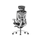 Arms Included Office Chair Modern Adjustable Seat Height Swivel Chair with Wheels Black 1 Piece Clearhalo 'furn' 'furn_office_chair' 'Furniture' 'Office Chairs' 'Office Furniture' 'office_chair' 6715537