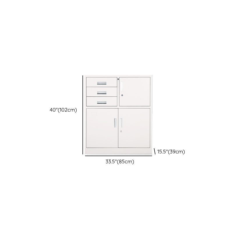 Moderne Stahlschrankverriegelungsschubladen und Aufbewahrungsschrank