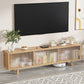 Enclosed Storage TV Media Stand Contemporary TV Console for Living Room Clearhalo 'furn' 'furn_tv_stands_entertainment_centers' 'Furniture' 'Living Room Furniture' 'TV Stands & Entertainment Centers' 'TV Stands & Media Storage Furniture' 'tv_stands_entertainment_centers' 6715618