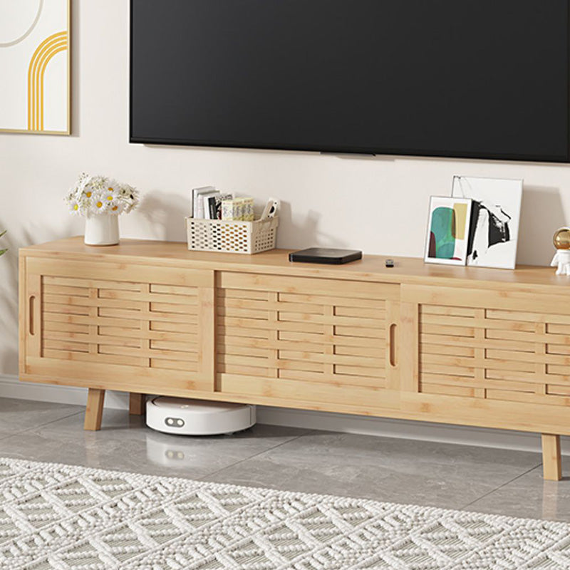 Enclosed Storage TV Media Stand Contemporary TV Console for Living Room Clearhalo 'furn' 'furn_tv_stands_entertainment_centers' 'Furniture' 'Living Room Furniture' 'TV Stands & Entertainment Centers' 'TV Stands & Media Storage Furniture' 'tv_stands_entertainment_centers' 6715620