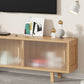 Enclosed Storage TV Media Stand Contemporary TV Console for Living Room Clearhalo 'furn' 'furn_tv_stands_entertainment_centers' 'Furniture' 'Living Room Furniture' 'TV Stands & Entertainment Centers' 'TV Stands & Media Storage Furniture' 'tv_stands_entertainment_centers' 6715623