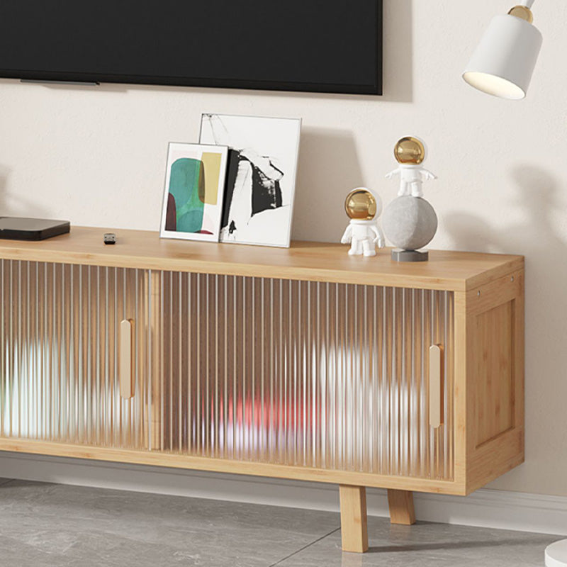 Enclosed Storage TV Media Stand Contemporary TV Console for Living Room Clearhalo 'furn' 'furn_tv_stands_entertainment_centers' 'Furniture' 'Living Room Furniture' 'TV Stands & Entertainment Centers' 'TV Stands & Media Storage Furniture' 'tv_stands_entertainment_centers' 6715623