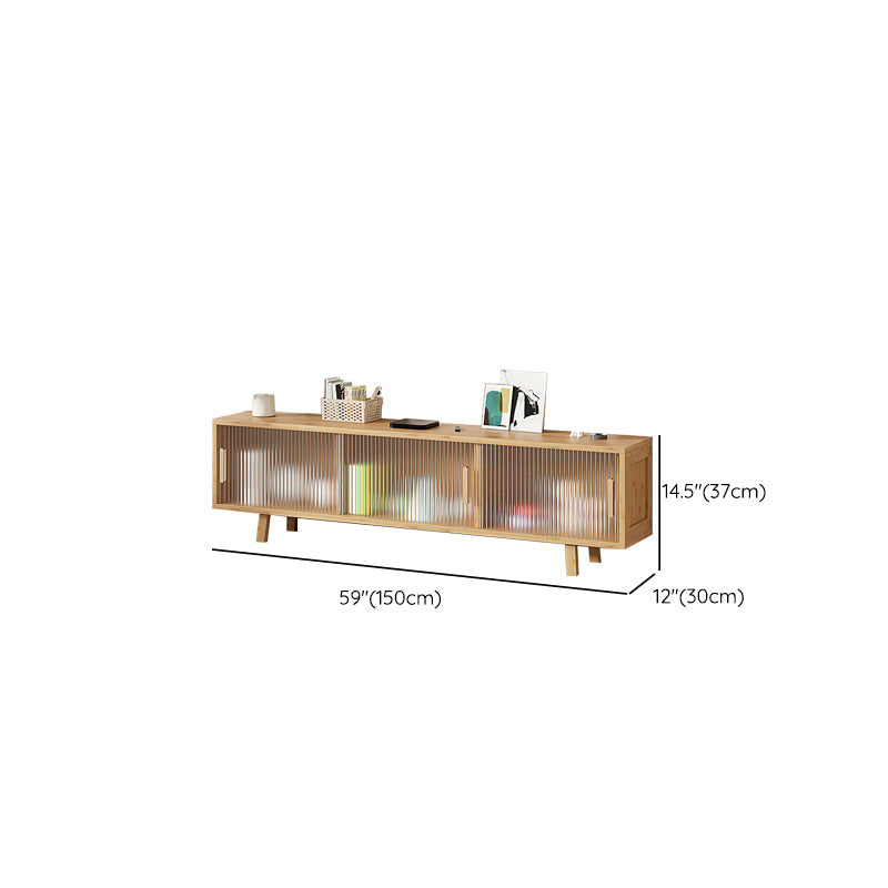 Enclosed Storage TV Media Stand Contemporary TV Console for Living Room Clearhalo 'furn' 'furn_tv_stands_entertainment_centers' 'Furniture' 'Living Room Furniture' 'TV Stands & Entertainment Centers' 'TV Stands & Media Storage Furniture' 'tv_stands_entertainment_centers' 6715632