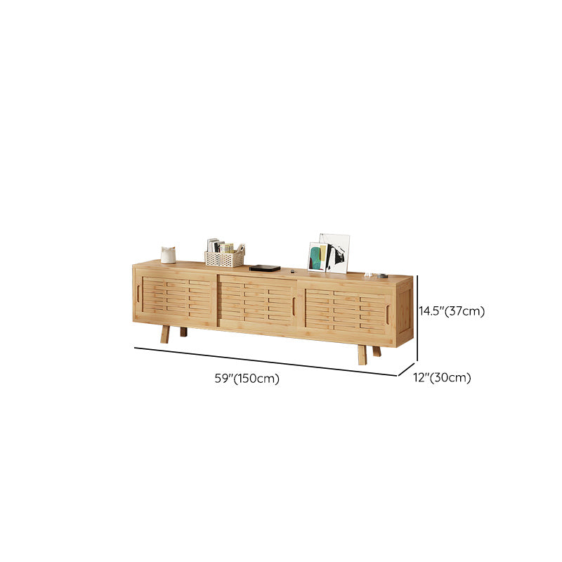 Enclosed Storage TV Media Stand Contemporary TV Console for Living Room Clearhalo 'furn' 'furn_tv_stands_entertainment_centers' 'Furniture' 'Living Room Furniture' 'TV Stands & Entertainment Centers' 'TV Stands & Media Storage Furniture' 'tv_stands_entertainment_centers' 6715634