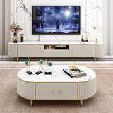 Console televisiva contemporanea console in pietra TV stand per soggiorno