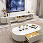 Contemporary TV Media Console Stone TV Media Stand for Living Room Clearhalo 'furn' 'furn_tv_stands_entertainment_centers' 'Furniture' 'Living Room Furniture' 'TV Stands & Entertainment Centers' 'TV Stands & Media Storage Furniture' 'tv_stands_entertainment_centers' 6715665
