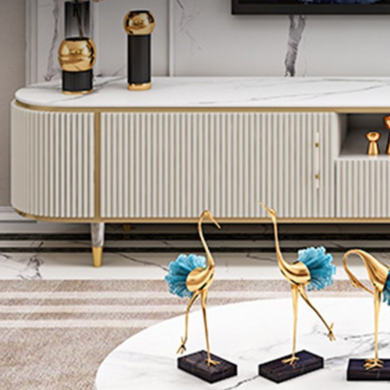 Contemporary TV Media Console Stone TV Media Stand for Living Room Clearhalo 'furn' 'furn_tv_stands_entertainment_centers' 'Furniture' 'Living Room Furniture' 'TV Stands & Entertainment Centers' 'TV Stands & Media Storage Furniture' 'tv_stands_entertainment_centers' 6715666