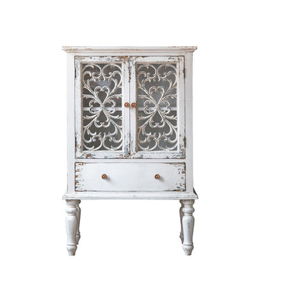 Tradizionale in legno in legno massiccio Porte in vetro armadio con le porte con porte