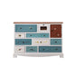 Coastal Storage Chest Dresser Solid Wood Storage Chest with 8/10/11/12 Drawers