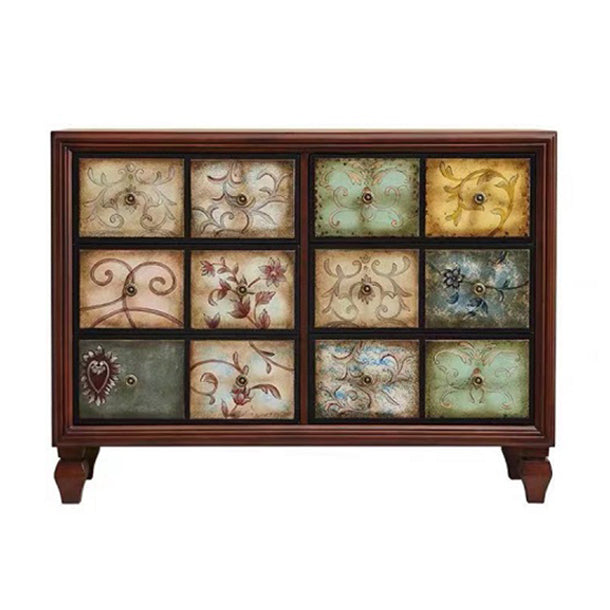 16.38/17.55 Width Coastal Storage Chest Dresser Solid Wood Dresser 47"L x 17"W x 35"H Brown Clearhalo 'Bedroom Furniture' 'Dressers & Chests' 'dressers_chests' 'furn' 'furn_dressers_chests' 'Furniture' 6716025