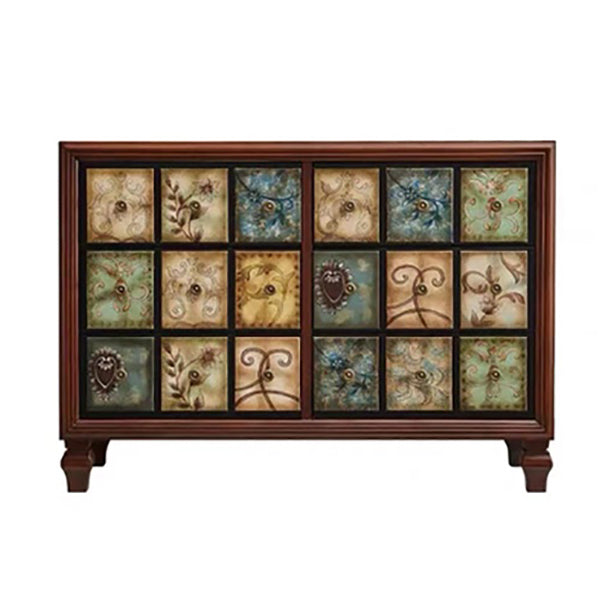 16.38/17.55 Width Coastal Storage Chest Dresser Solid Wood Dresser 49"L x 18"W x 35"H Brown Clearhalo 'Bedroom Furniture' 'Dressers & Chests' 'dressers_chests' 'furn' 'furn_dressers_chests' 'Furniture' 6716027