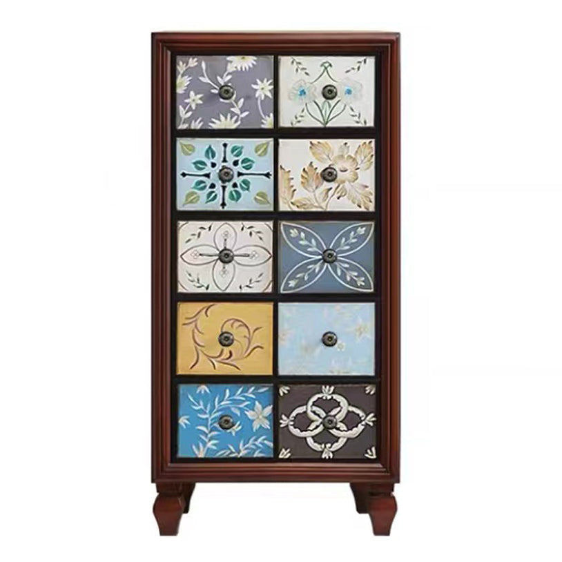 16.38/17.55 Width Coastal Storage Chest Dresser Solid Wood Dresser 24"L x 16.5"W x 47"H Light Blue Clearhalo 'Bedroom Furniture' 'Dressers & Chests' 'dressers_chests' 'furn' 'furn_dressers_chests' 'Furniture' 6716031