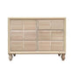 16.38/17.55 Width Coastal Storage Chest Dresser Solid Wood Dresser 47"L x 17"W x 35"H Natural Clearhalo 'Bedroom Furniture' 'Dressers & Chests' 'dressers_chests' 'furn' 'furn_dressers_chests' 'Furniture' 6716041