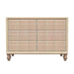 16.38/17.55 Width Coastal Storage Chest Dresser Solid Wood Dresser 49"L x 18"W x 35"H Natural Clearhalo 'Bedroom Furniture' 'Dressers & Chests' 'dressers_chests' 'furn' 'furn_dressers_chests' 'Furniture' 6716042