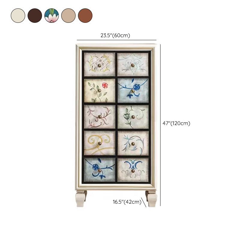 16.38/17.55 Width Coastal Storage Chest Dresser Solid Wood Dresser Clearhalo 'Bedroom Furniture' 'Dressers & Chests' 'dressers_chests' 'furn' 'furn_dressers_chests' 'Furniture' 6716047
