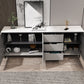15.6-inch Width Contemporary Storage Chest Stone Dresser with 3 Drawers Clearhalo 'Bedroom Furniture' 'Dressers & Chests' 'dressers_chests' 'furn' 'furn_dressers_chests' 'Furniture' 6716082