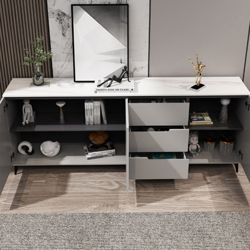 15.6-inch Width Contemporary Storage Chest Stone Dresser with 3 Drawers Clearhalo 'Bedroom Furniture' 'Dressers & Chests' 'dressers_chests' 'furn' 'furn_dressers_chests' 'Furniture' 6716082