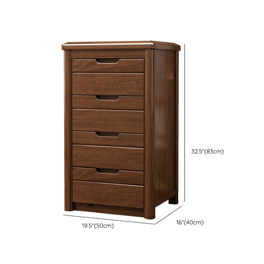 15.6-inch Width Storage Chest Solid Wood Contemporary Dresser