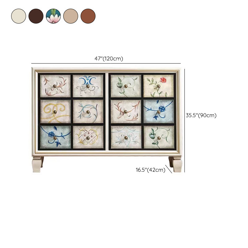 16.38/17.55 Width Coastal Storage Chest Dresser Solid Wood Dresser Clearhalo 'Bedroom Furniture' 'Dressers & Chests' 'dressers_chests' 'furn' 'furn_dressers_chests' 'Furniture' 6716175