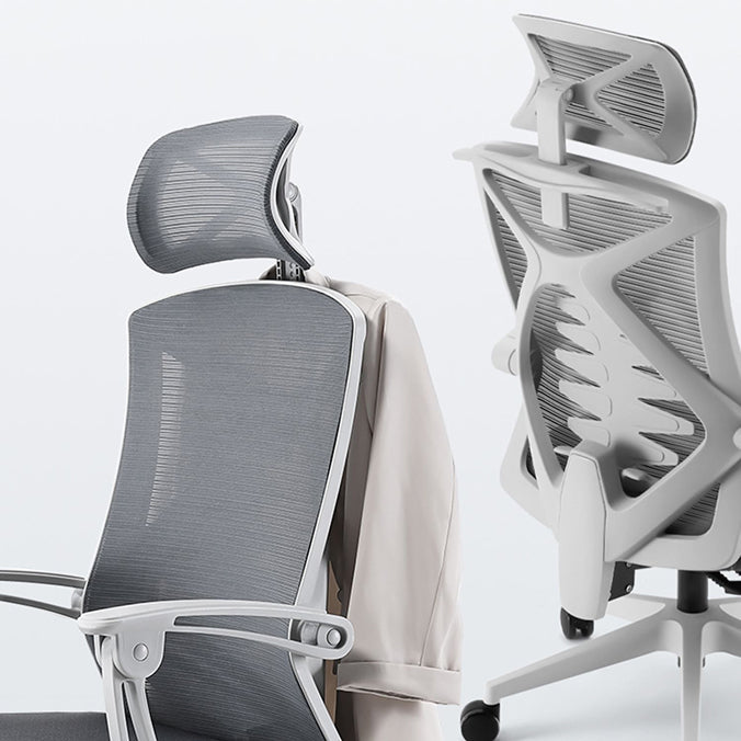 Hedendaagse Fixed Arms Desk -stoel voetsteun omvatte taakstoel voor kantoor