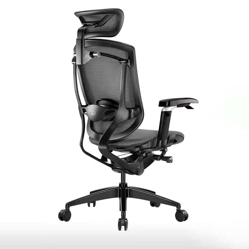 Removable Arms Office Chair Adjustable Seat Height Modern Swivel Chair with Wheels Clearhalo 'furn' 'furn_office_chair' 'Furniture' 'Office Chairs' 'Office Furniture' 'office_chair' 6716566