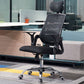 Contemporary Adjustable Arms Office Chair Mesh-back Task Chair for Office 1 Piece Latex Clearhalo 'furn' 'furn_office_chair' 'Furniture' 'Office Chairs' 'Office Furniture' 'office_chair' 6716575