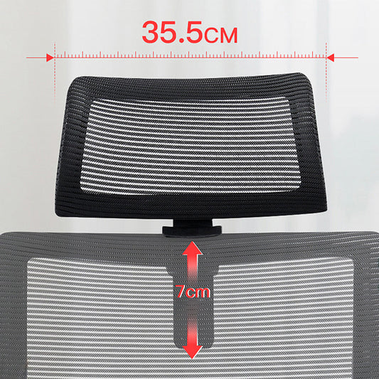 Silla de malla de oficina de la oficina de armas fija contemporánea para la oficina para la oficina