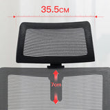 Silla de malla de oficina de la oficina de armas fija contemporánea para la oficina para la oficina