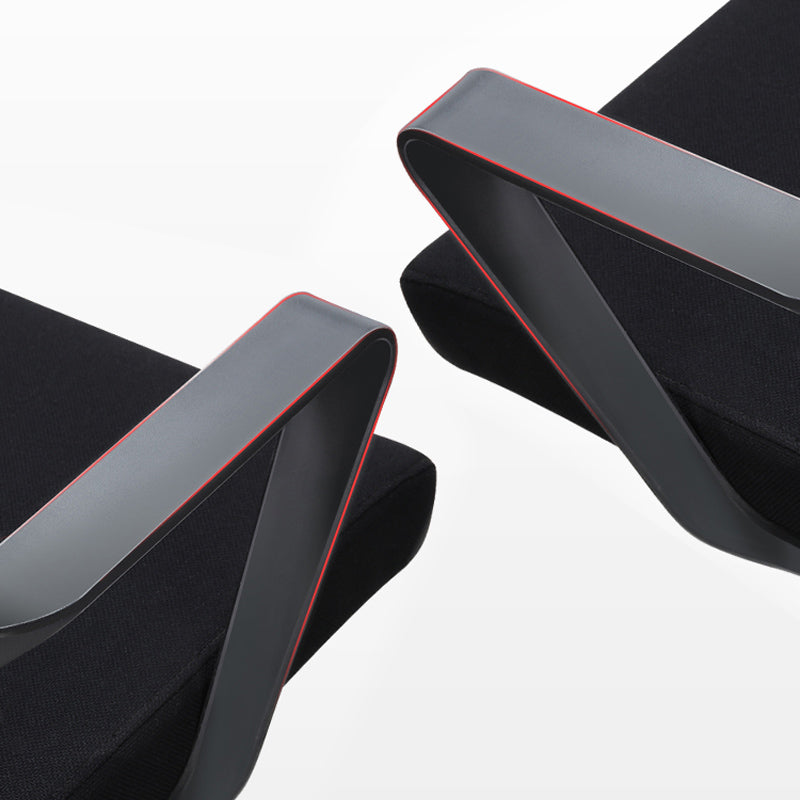 Silla de malla de oficina de la oficina de armas fija contemporánea para la oficina para la oficina