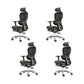 Modern Arm Chair Adjustable Seat Height Office Chair with Wheels