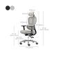 Modern Arm Chair Adjustable Seat Height Office Chair with Wheels