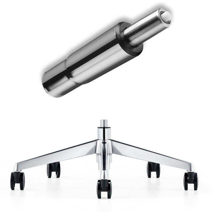 Chaise pivotante en cuir moderne Chaise de bureau ergonomique à bras fixes