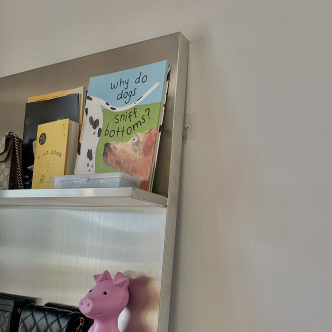 Libreria contemporanea in acciaio inossidabile standard libreria chiusa per la camera da letto