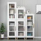 Engineered Wood Standard Bookshelf Modern White Bookcase with Shelves Clearhalo 'Bookcases' 'furn' 'furn_bookcases' 'Furniture' 'Office Furniture' 6717401