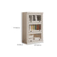 Wooden Standard Bookshelf Contemporary White Bookcase with Doors Clearhalo 'Bookcases' 'furn' 'furn_bookcases' 'Furniture' 'Office Furniture' 6717433