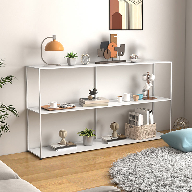 Etagere Open Back Bookcase Metal Contemporary Bookshelf with Shelves Clearhalo 'Bookcases' 'furn' 'furn_bookcases' 'Furniture' 'Office Furniture' 6717439