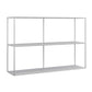 Etagere Open Back Bookcase Metal Contemporary Bookshelf with Shelves 47.2"L x 12.2"W x 32.3"H White Clearhalo 'Bookcases' 'furn' 'furn_bookcases' 'Furniture' 'Office Furniture' 6717440
