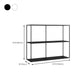 Etagere Open Back Bookcase Metal Contemporary Bookshelf with Shelves Clearhalo 'Bookcases' 'furn' 'furn_bookcases' 'Furniture' 'Office Furniture' 6717455