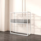 1-Tier-Standard-Bücherregal Modern Style Open Back Acrylbuchhandel