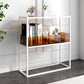 1-Tier-Standard-Bücherregal Modern Style Open Back Acrylbuchhandel