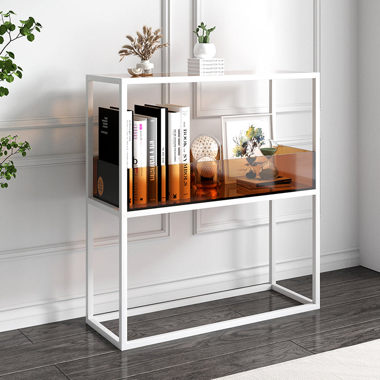 1-Tier-Standard-Bücherregal Modern Style Open Back Acrylbuchhandel