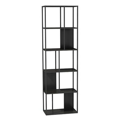 Glam Open Back Standard Bookshelf Metal Shelves Included Bookcase