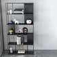 Glam Open Back Standard Bookshelf Metal Shelves Included Bookcase