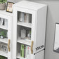 Closed Back Engineered Wood Bookshelf Standard Contemporary Bookcase