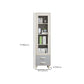 Closed Back Engineered Wood Bookshelf Standard Contemporary Bookcase