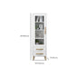 Closed Back Engineered Wood Bookshelf Standard Contemporary Bookcase