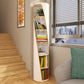 Glam Plastic Bookshelf Standard Closed Back Bookcase with Shelves