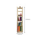 Glam Plastic Bookshelf Standard Closed Back Bookcase with Shelves