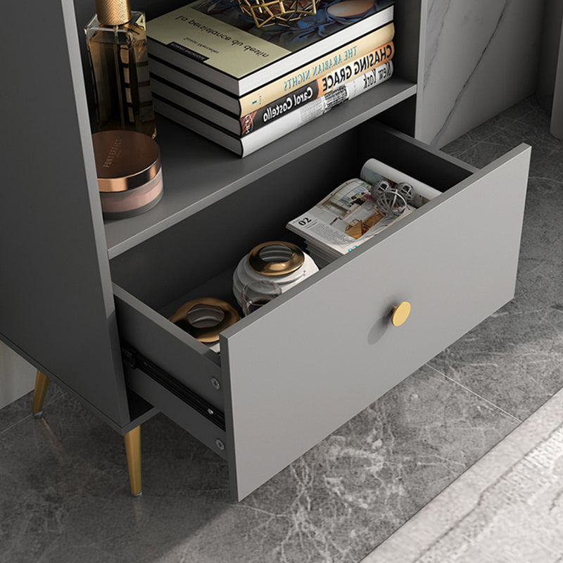 Contemporary Engineered Wood Bookcase Closed Back Standard Bookshelf Clearhalo 'Bookcases' 'furn' 'furn_bookcases' 'Furniture' 'Office Furniture' 6717581