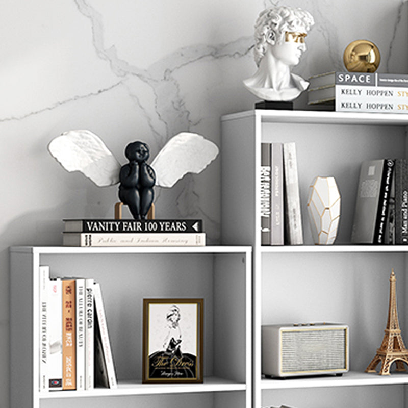 Contemporary Engineered Wood Bookcase Closed Back Standard Bookshelf Clearhalo 'Bookcases' 'furn' 'furn_bookcases' 'Furniture' 'Office Furniture' 6717582